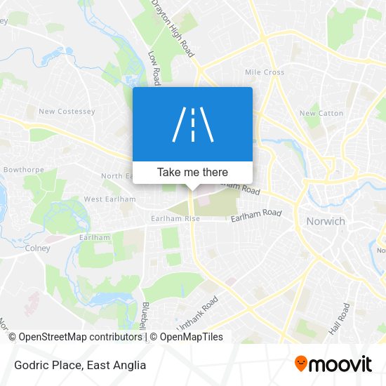 Godric Place map