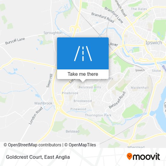 Goldcrest Court map