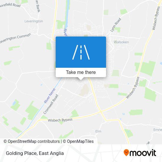 Golding Place map