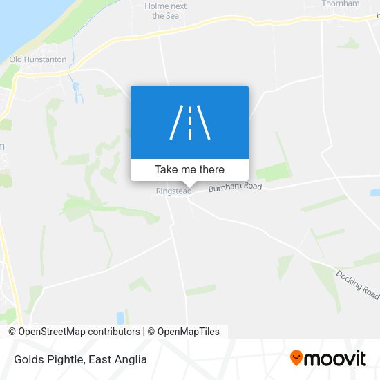 Golds Pightle map