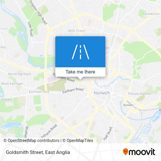 Goldsmith Street map