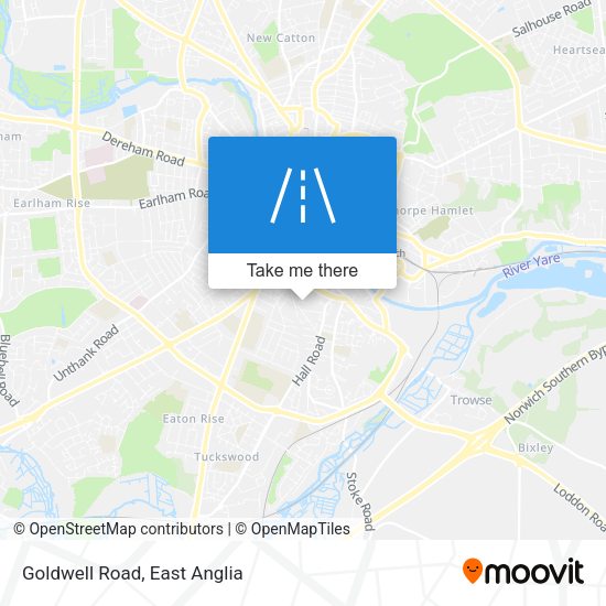 Goldwell Road map