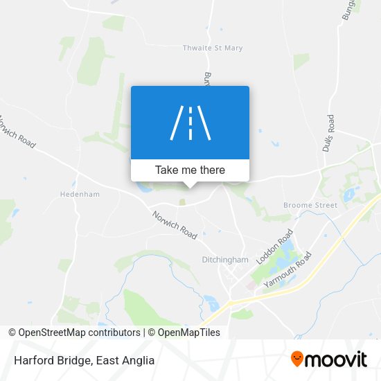 Harford Bridge map