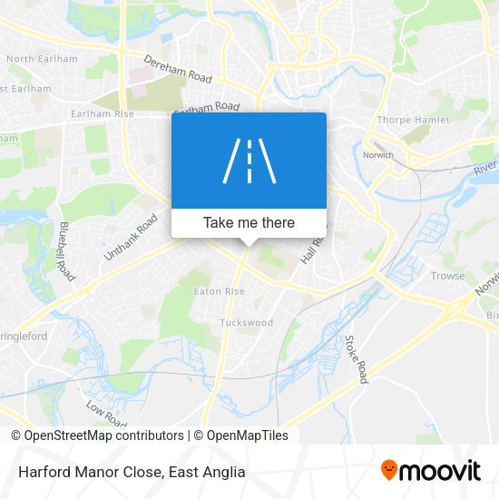 Harford Manor Close map