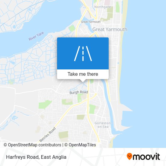 Harfreys Road map