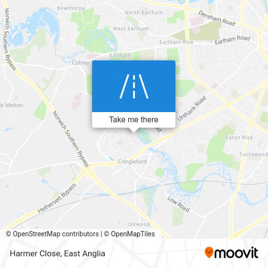 Harmer Close map