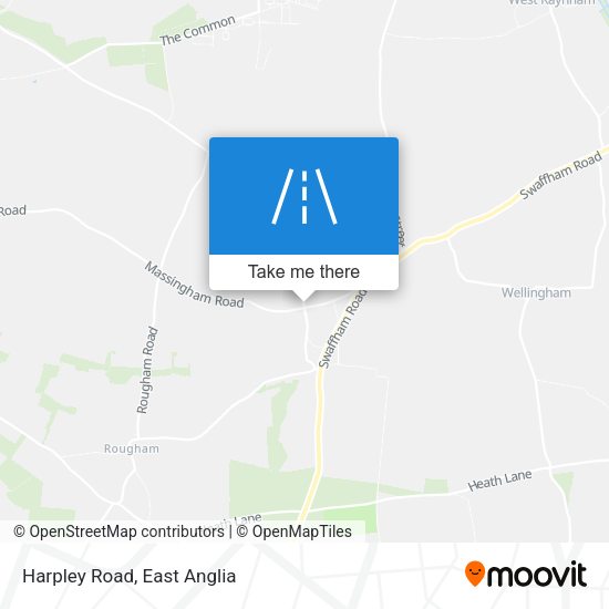 Harpley Road map