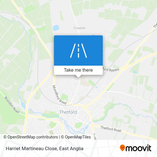 Harriet Martineau Close map