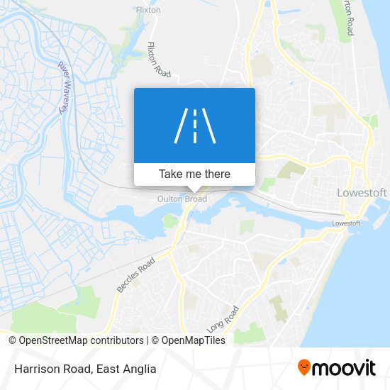 Harrison Road map