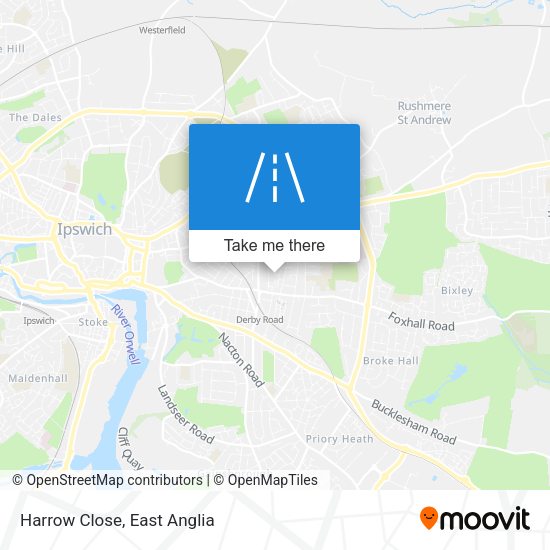 Harrow Close map