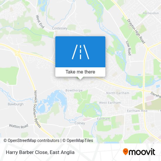 Harry Barber Close map