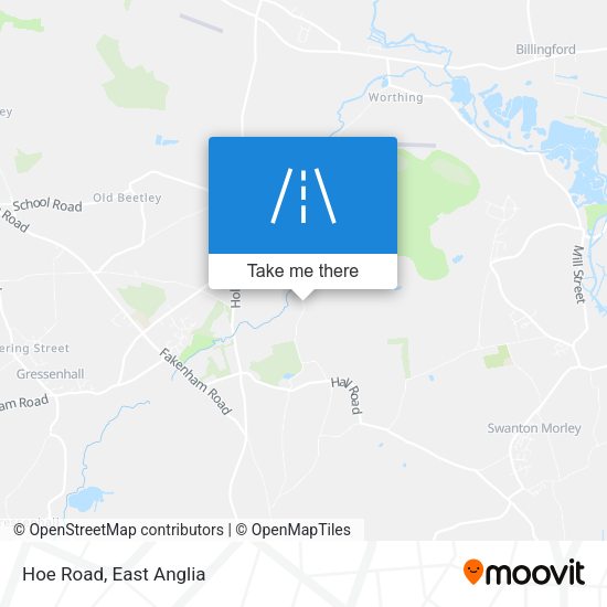 Hoe Road map