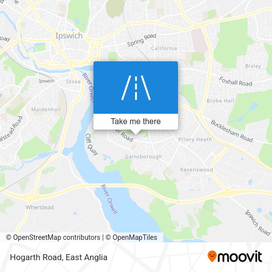 Hogarth Road map
