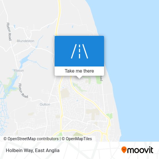 Holbein Way map