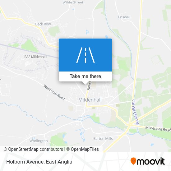 Holborn Avenue map