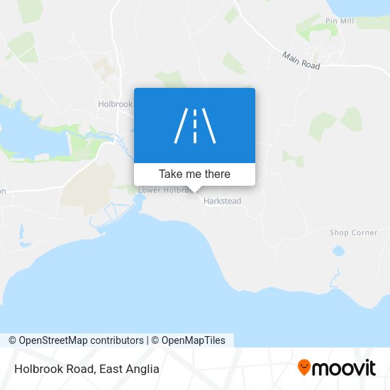 Holbrook Road map