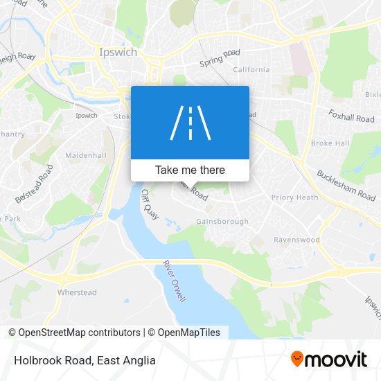 Holbrook Road map