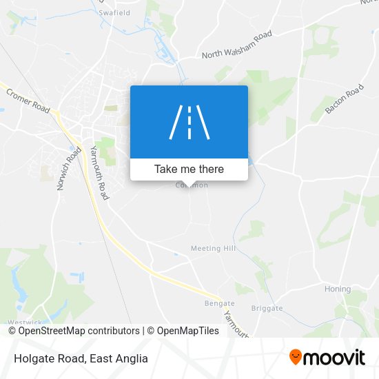Holgate Road map