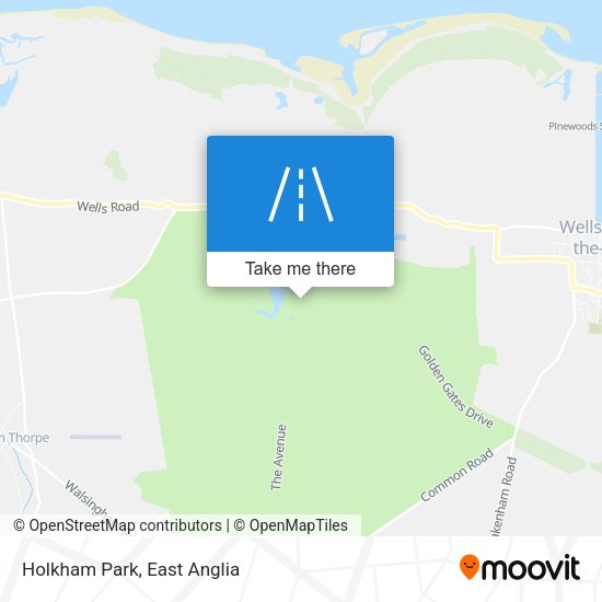 Holkham Park map