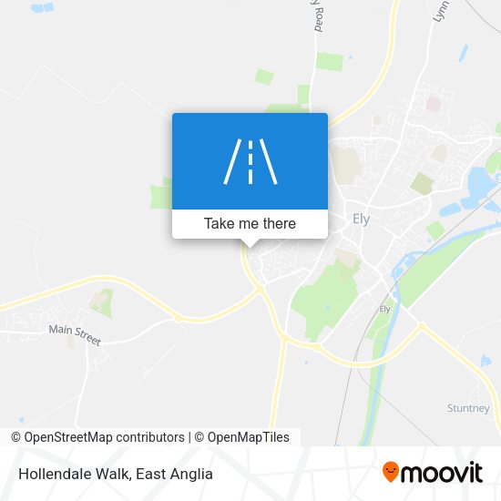 Hollendale Walk map