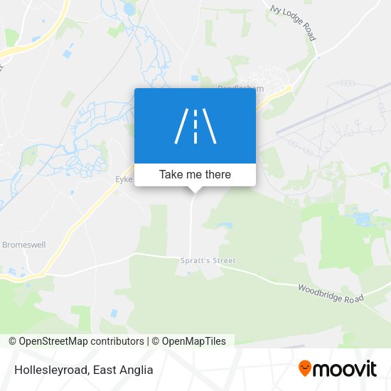 Hollesleyroad map