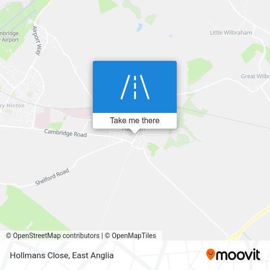 Hollmans Close map