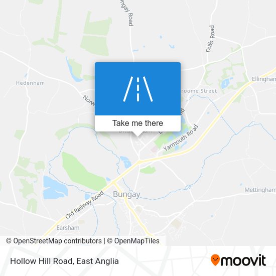 Hollow Hill Road map