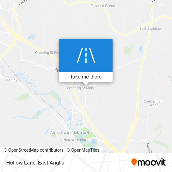 Hollow Lane map