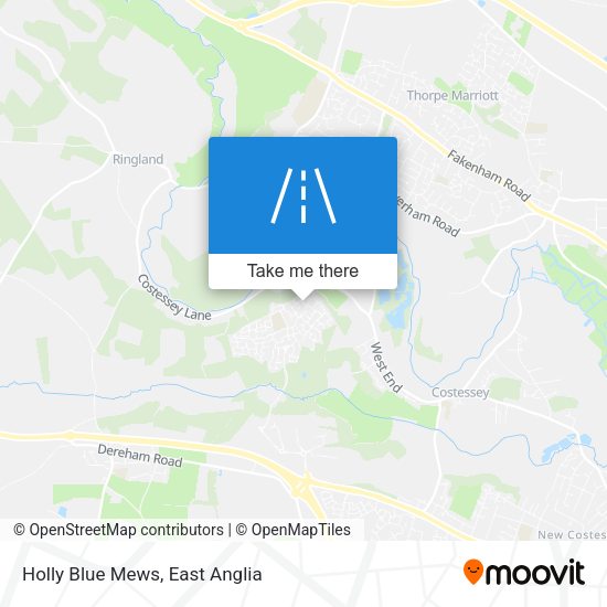 Holly Blue Mews map