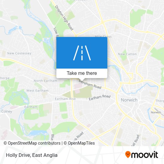 Holly Drive map