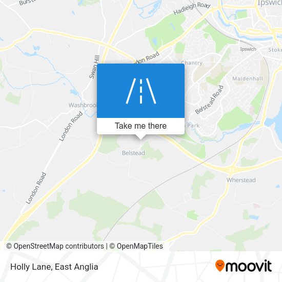 Holly Lane map