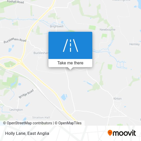 Holly Lane map