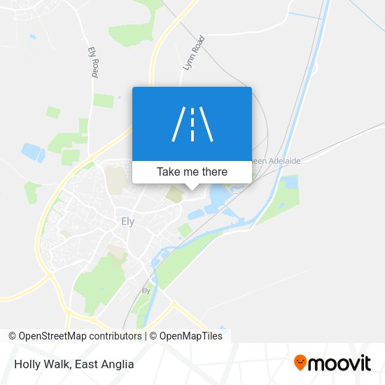 Holly Walk map