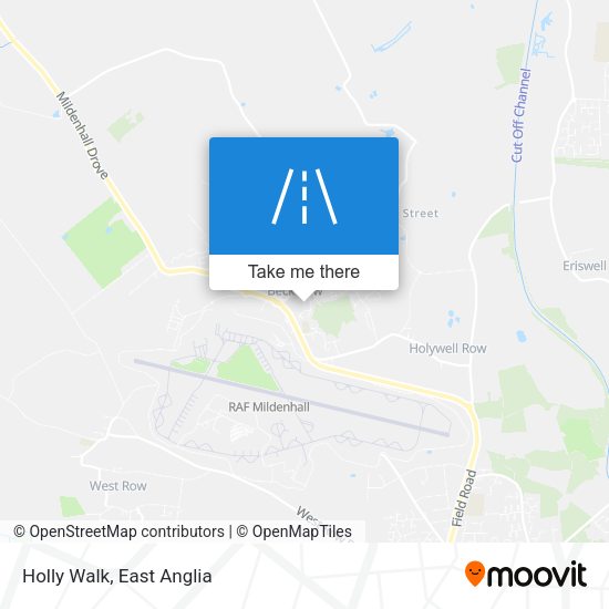 Holly Walk map