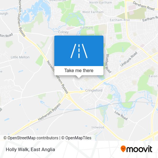 Holly Walk map