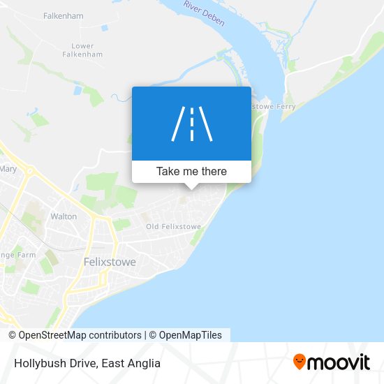 Hollybush Drive map