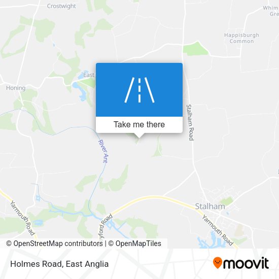 Holmes Road map
