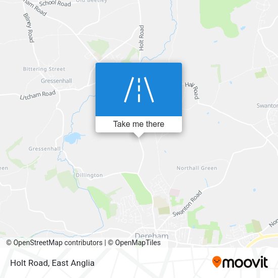 Holt Road map