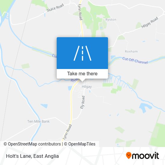 Holt's Lane map