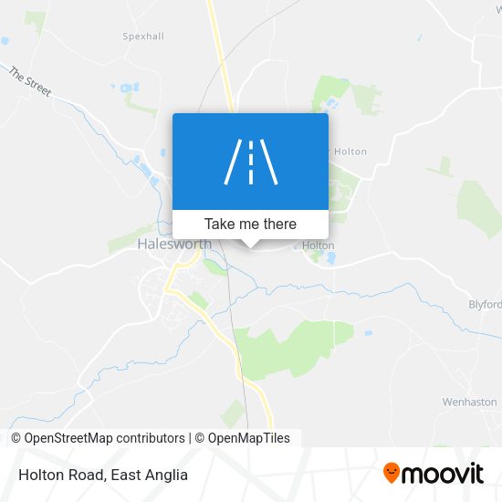 Holton Road map
