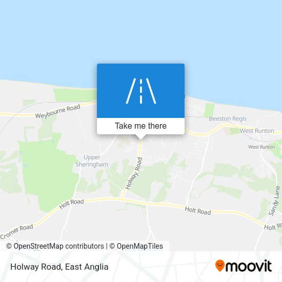 Holway Road map