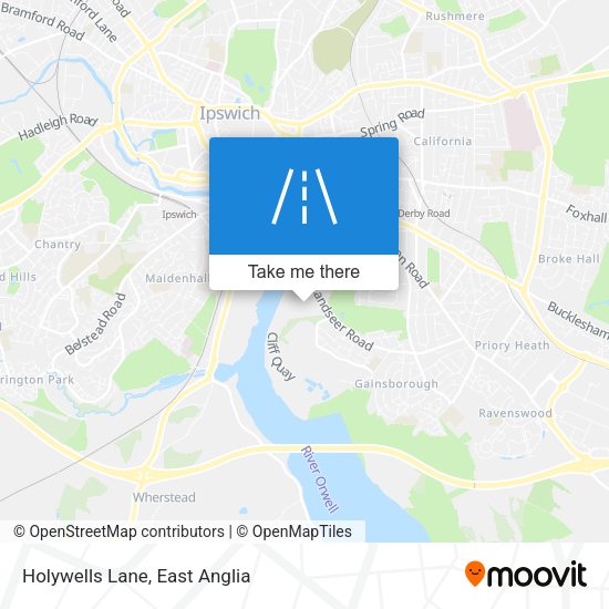 Holywells Lane map