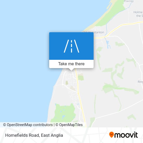 Homefields Road map