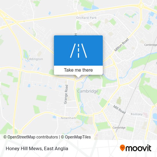 Honey Hill Mews map
