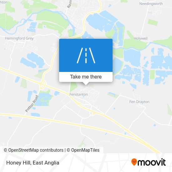 Honey Hill map