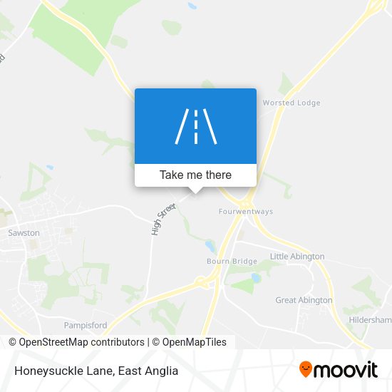 Honeysuckle Lane map