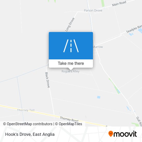 Hook's Drove map
