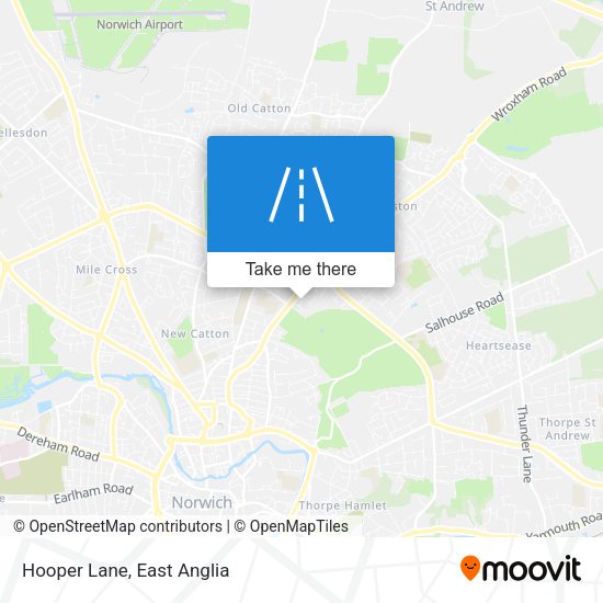Hooper Lane map