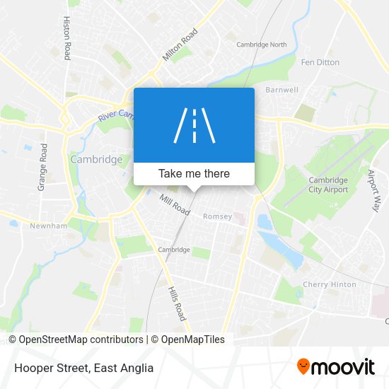 Hooper Street map
