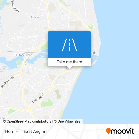Horn Hill map